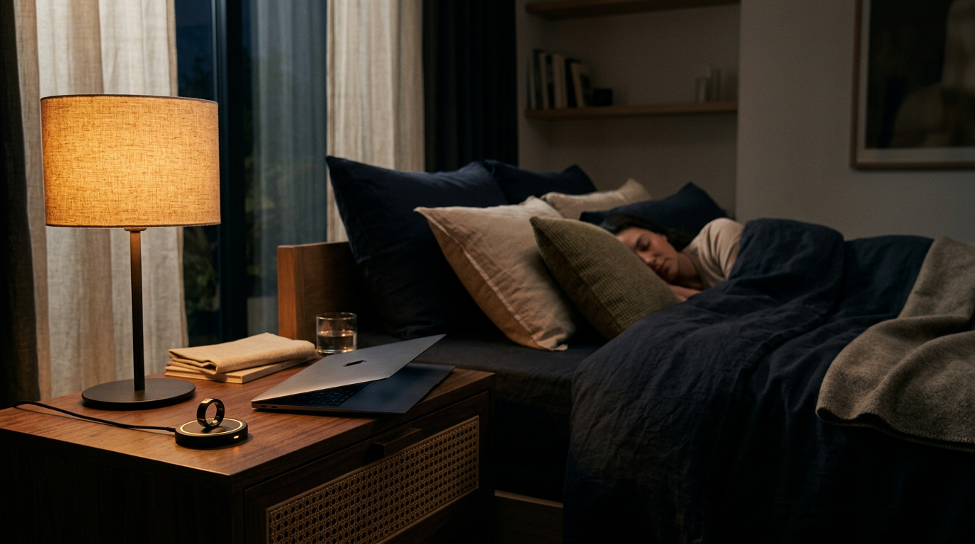 A peaceful bedroom scene symbolizing a successful reversing chronic insomnia case study through modern methods.